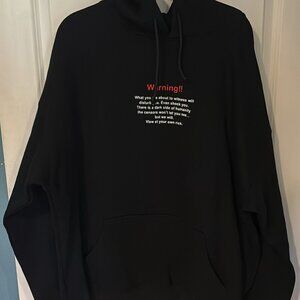 Vetements Warning Hoodie